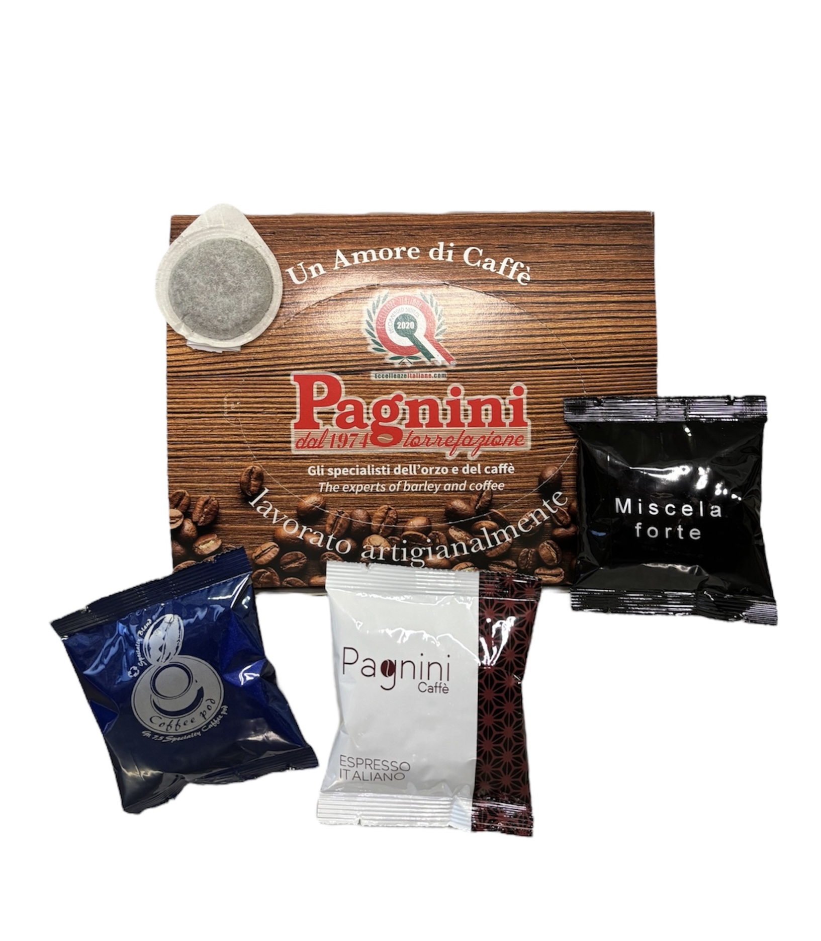 Kit assaggio cialde Top Specialty, Equilibrato e Forte Kit assaggio cialde Top Specialty, Equilibrato e Forte